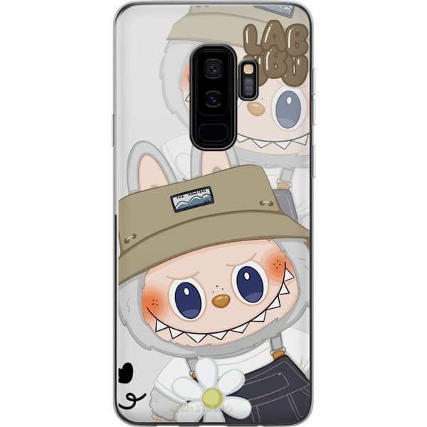 Samsung Galaxy S9+ Genomskinligt Skal Labubu Minimal Mood – Enkel och stilren monsterdesig