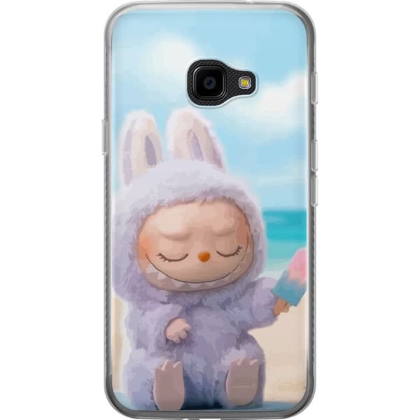 Samsung Galaxy Xcover 4 Läpinäkyvä kuori Labubu Vaaleanpunainen Tunnelma