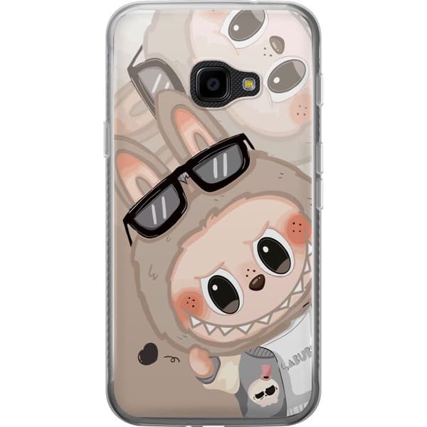 Samsung Galaxy Xcover 4 Läpinäkyvä kuori Labubu Rainbow Chaos