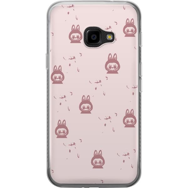 Samsung Galaxy Xcover 4 Gennemsigtig cover Labubu Neon Pop - Neonfarvet pop art monster