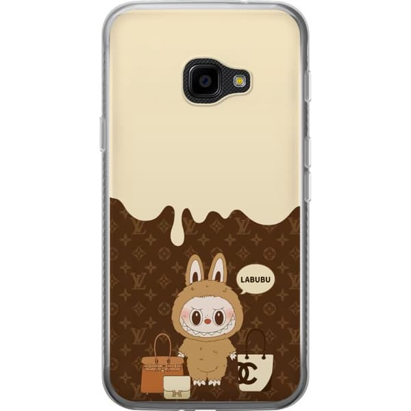 Samsung Galaxy Xcover 4 Gennemsigtig cover Labubu Blue Chill - Blå toner og rolig udtryk