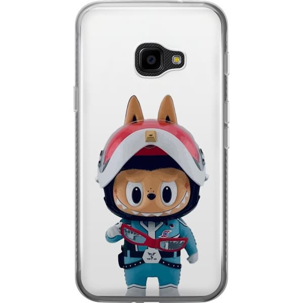Samsung Galaxy Xcover 4 Gennemsigtig cover How2work Labubu Monstre x Ultraman Blue Figur