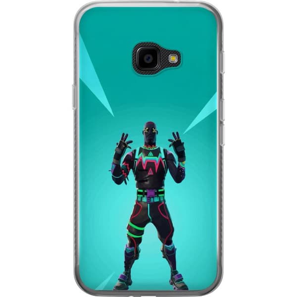 Samsung Galaxy Xcover 4 Läpinäkyvä kuori musta ritari fortnite