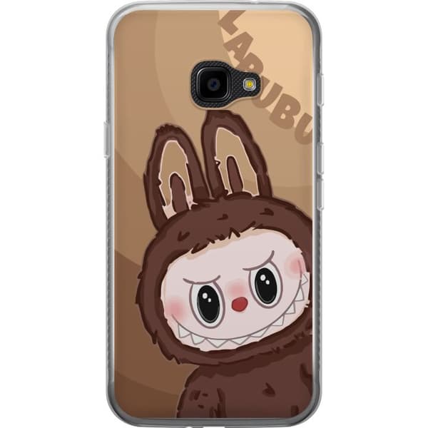 Samsung Galaxy Xcover 4 Läpinäkyvä kuori Labubu Pilvipieni - Valkoinen ja Sininen Suunnittelu Söpöllä Tyylillä