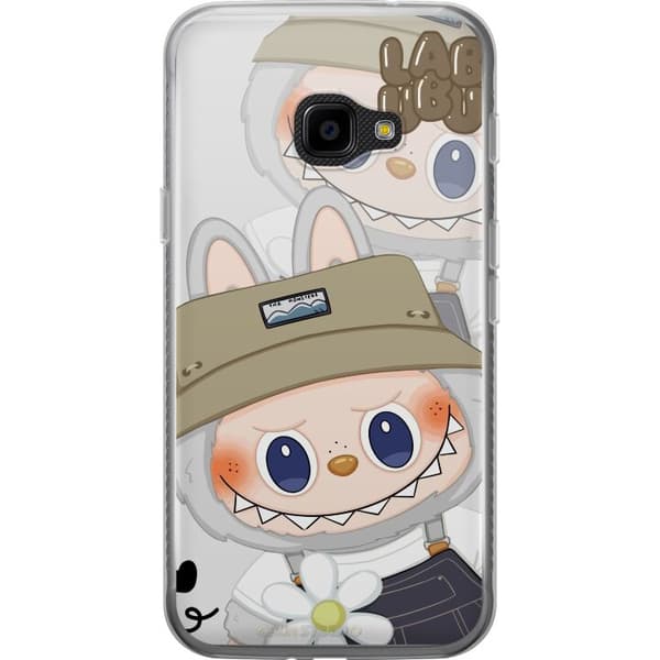 Samsung Galaxy Xcover 4 Gennemsigtig cover Labubu Minimal Mood - Enkel og stilren monsterdesign
