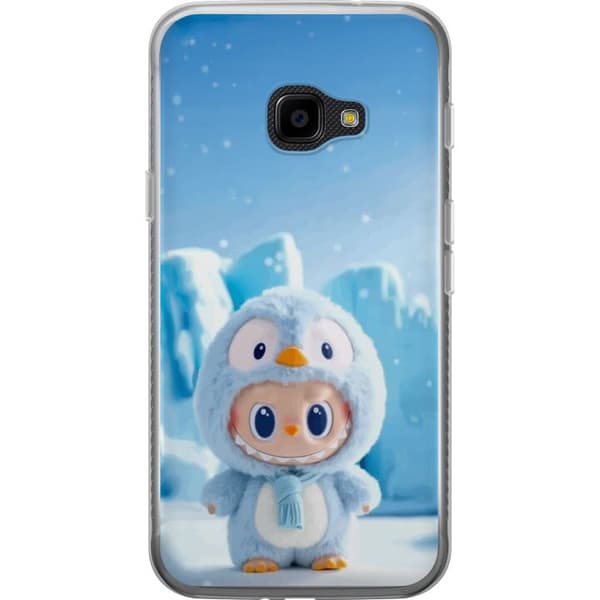 Samsung Galaxy Xcover 4 Gennemsigtig cover sort ridder fortnite