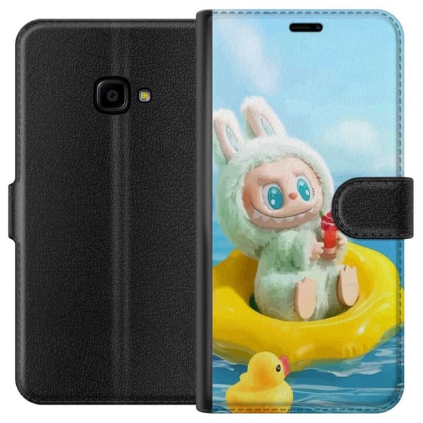 Samsung Galaxy Xcover 4 Lompakkokotelo Labubu Stripe Attack - Raidat kohtaavat hirviöt