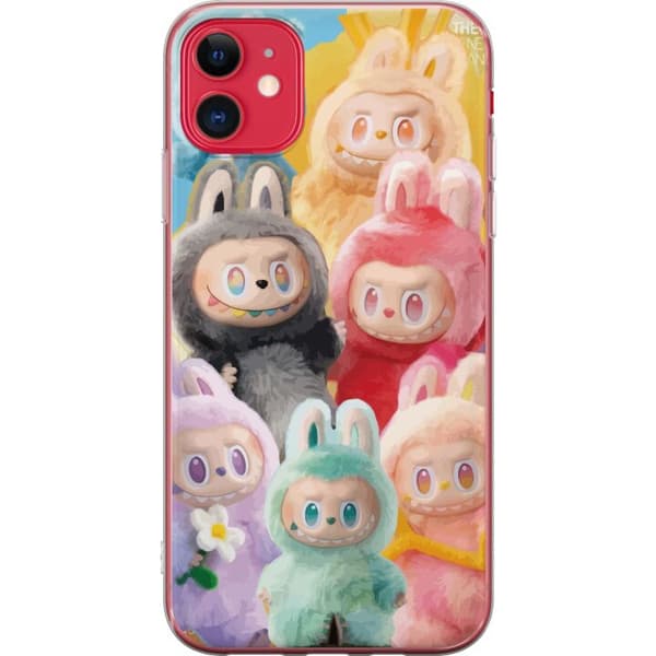 Apple iPhone 11 Gjennomsiktig deksel Labubu Skissestil
