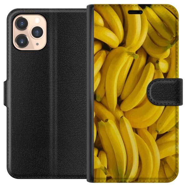 Apple iPhone 11 Pro Lompakkokotelo Banaani kuvio