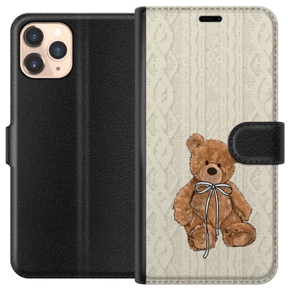 Apple iPhone 11 Pro Tegnebogsetui Lille Teddy – klassisk teddy i enkel design