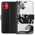 Miniatyrbild 1 av 3: Apple iPhone 11 Plånboksfodral Leopard Faces – trendigt mönster med leopardansikten