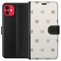 Miniatyrbilde 1 av 3: Apple iPhone 11 Lommeboketui Teddybakgrunn - søte teddybjørner mot en myk bakgrunn