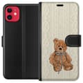 Miniatyrbillede 1 af 3: Apple iPhone 11 Tegnebogsetui Lille Teddy – klassisk teddy i enkel design