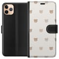Pikkukuva 1 / 3: Apple iPhone 11 Pro Max Lompakkokotelo Teddy-tausta - söpöt teddykarhut pehmeällä taustalla