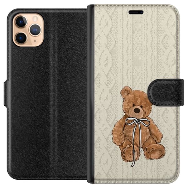 Apple iPhone 11 Pro Max Lommeboketui Liten Bamse – klassisk bamse i enkel design