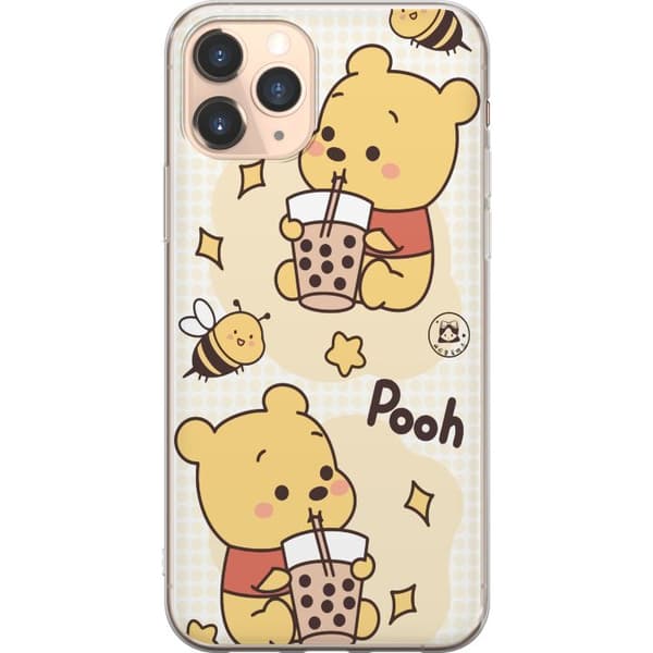 Apple iPhone 11 Pro Läpinäkyvä kuori Nalle Pooh - klassinen karhumotiivi uudessa tulkinnassa