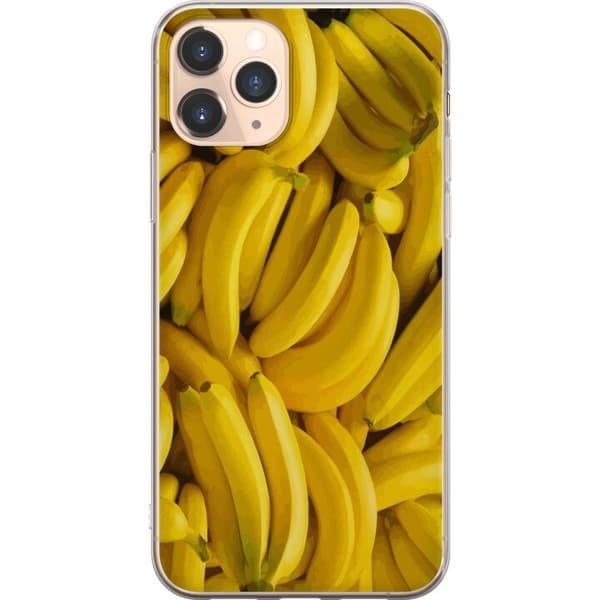 Apple iPhone 11 Pro Gjennomsiktig deksel Banana mønster