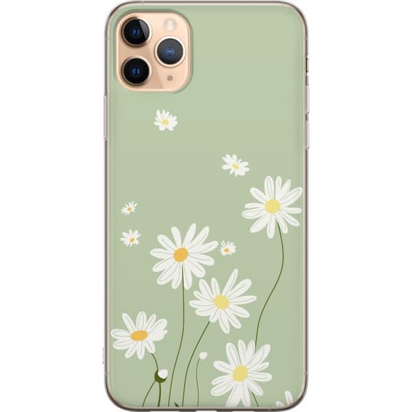 Apple iPhone 11 Pro Max Gjennomsiktig deksel Prestekrager - blomstrete mønster i svensk sommerstil