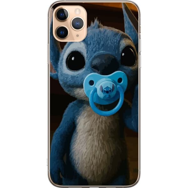 Apple iPhone 11 Pro Max Gennemsigtig cover Stitch & Napp - babytema med sød karakter