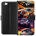 Miniatyrbild 1 av 3: Apple iPhone 5 Plånboksfodral Rally Fever – fartfyllt motiv med rallybilar