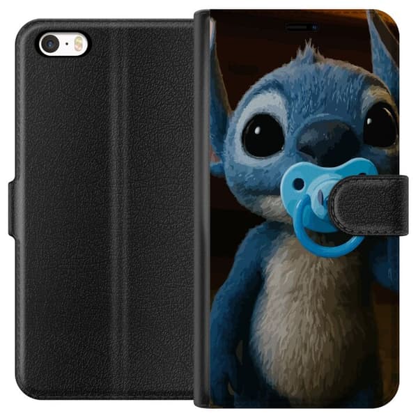 Apple iPhone 5 Plånboksfodral Stitch & Napp – babytema med söt karaktär