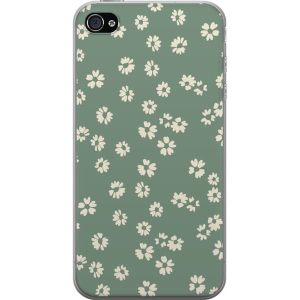 Apple iPhone 4s Gjennomsiktig deksel Blomsterdrøm - Fargerikt Blomstermønster