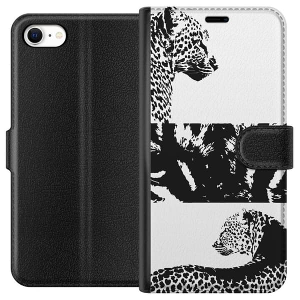 Apple iPhone 6 Lommeboketui Leopard Faces