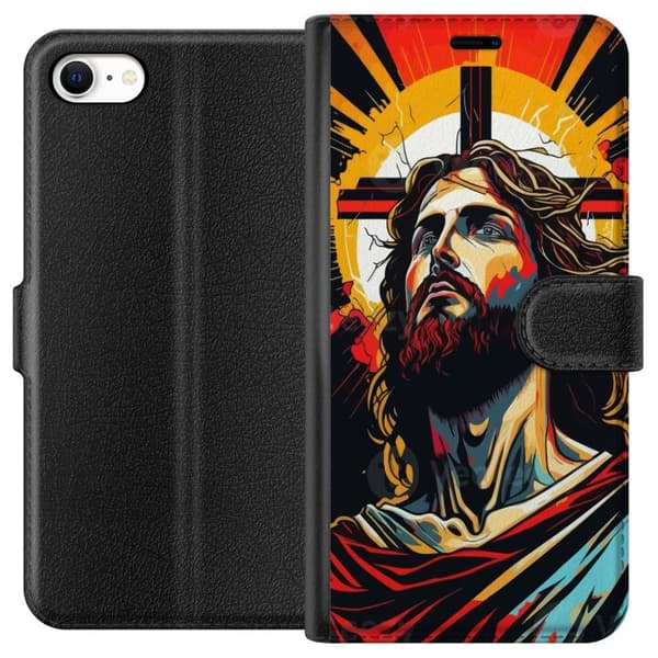 Apple iPhone 6 Lommeboketui Jesus & Kort - religiøst motiv med dyp symbolikk