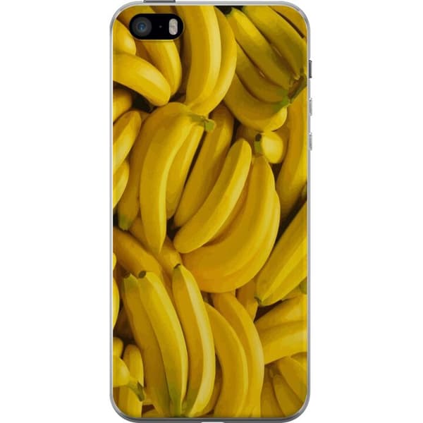 Apple iPhone 5s Gennemsigtig cover Banan mønster
