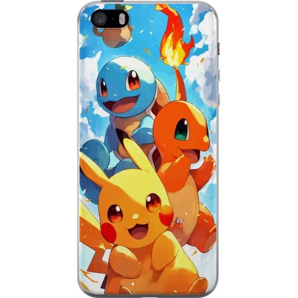 Apple iPhone 5s Genomskinligt Skal Pocket Creatures – inspirerat av Pokémon utan att nämna namnet