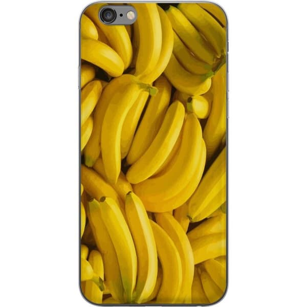 Apple iPhone 6 Plus Gennemsigtig cover Banan mønster