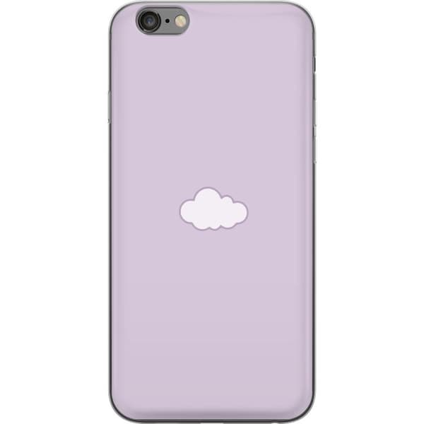 Apple iPhone 6 Plus Gennemsigtig cover Lilla Sky - minimalistisk sky på lilla baggrund