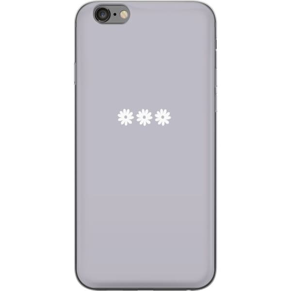 Apple iPhone 6 Plus Läpinäkyvä kuori Lila Blomminimalismi - tyylikäs kukkakuva lila taustalla