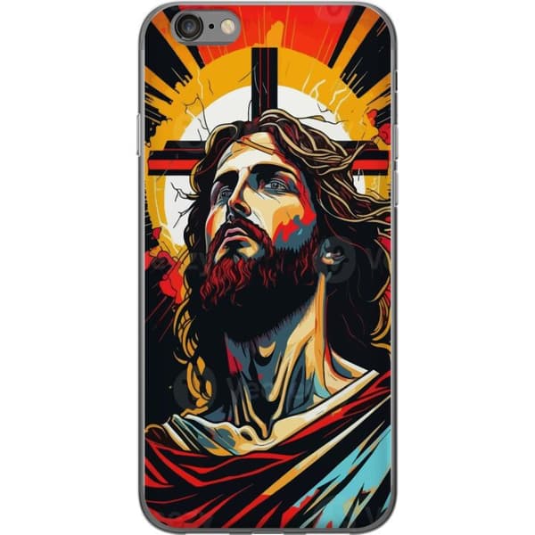 Apple iPhone 6s Gjennomsiktig deksel Jesus & Kort - religiøst motiv med dyp symbolikk