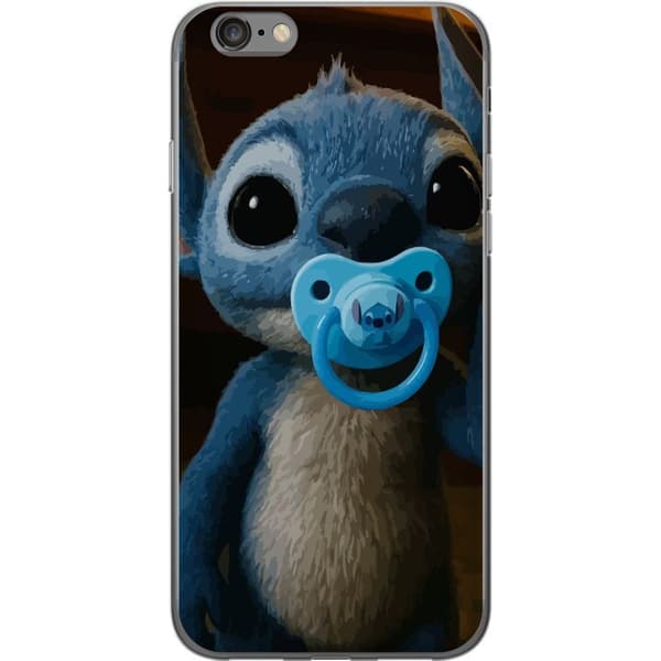 Apple iPhone 6s Gennemsigtig cover Stitch & Napp - babytema med sød karakter