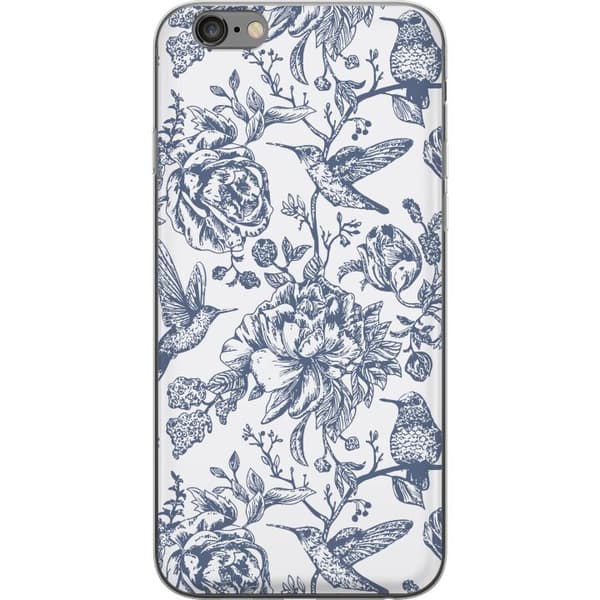 Apple iPhone 6s Plus Läpinäkyvä kuori Kukat & Linnut - Romanttinen Vintage-tyylinen Kuviointi