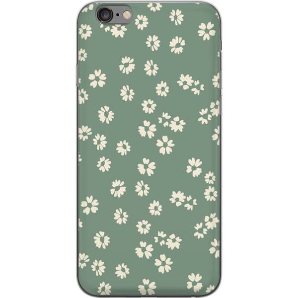 Apple iPhone 6s Plus Gennemsigtig cover Blomsterdrøm - Farverigt Blomstermønster