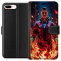 Miniatyrbilde 1 av 3: Apple iPhone 7 Plus Lommeboketui Ronaldo Inferno - fotballhelt i flammer