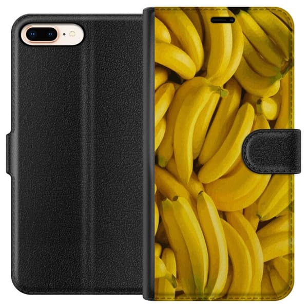 Apple iPhone 7 Plus Lommeboketui Banana mønster