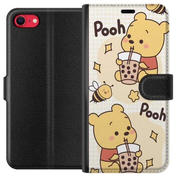 Apple iPhone 7 Lommeboketui Nalle Pooh stil - klassisk bjørnemotiv i en ny tolkning