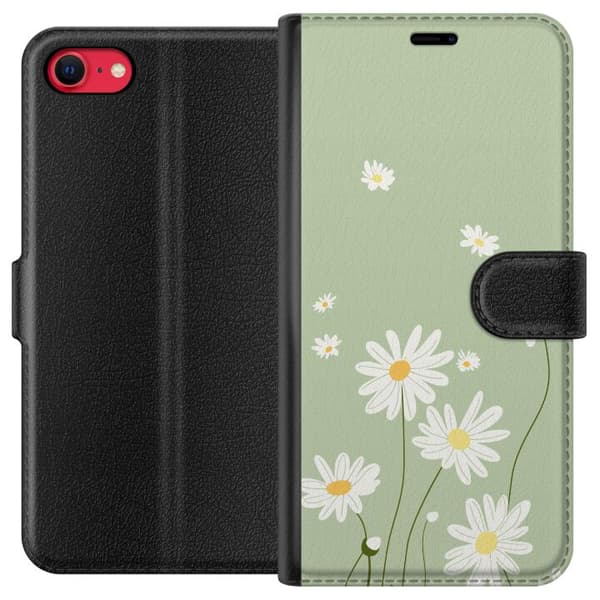 Apple iPhone 7 Lommeboketui Prestekrager - blomstrete mønster i svensk sommerstil