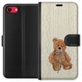 Miniatyrbild 1 av 3: Apple iPhone 7 Plånboksfodral Liten Nalle – klassisk nalle i enkel design