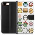 Miniatyrbild 1 av 3: Apple iPhone 8 Plus Plånboksfodral Kawaii Friends – söta figurer i japansk stil