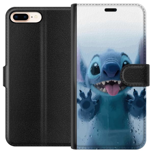Apple iPhone 8 Plus Plånboksfodral Stitch Window View – Stitch vid ett fönster i söt stil