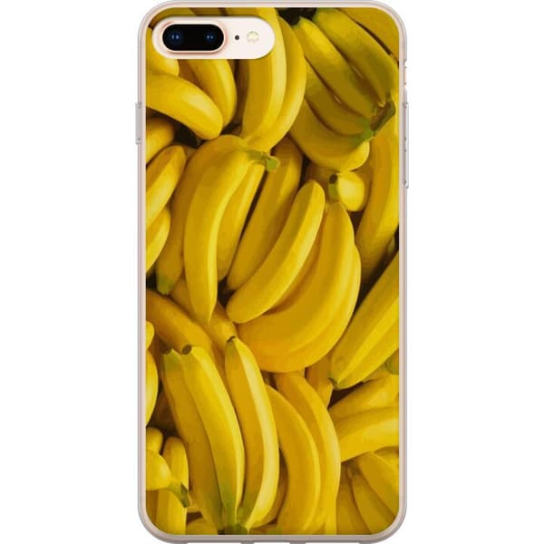 Apple iPhone 7 Plus Gjennomsiktig deksel Banana mønster