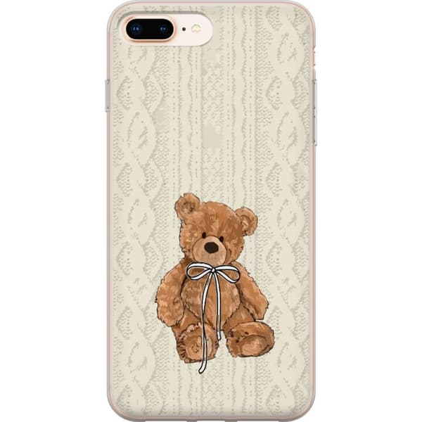 Apple iPhone 7 Plus Gjennomsiktig deksel Liten Bamse – klassisk bamse i enkel design
