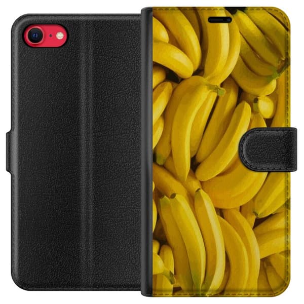 Apple iPhone 8 Tegnebogsetui Banan mønster