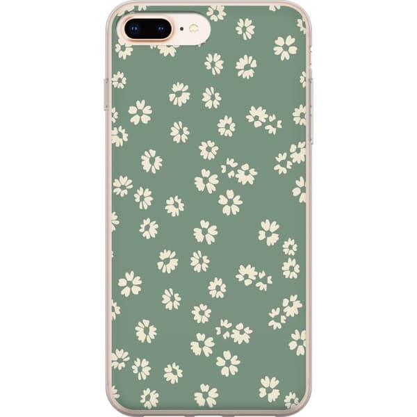 Apple iPhone 8 Plus Genomskinligt Skal Blomsterdröm – färgglatt blommönster