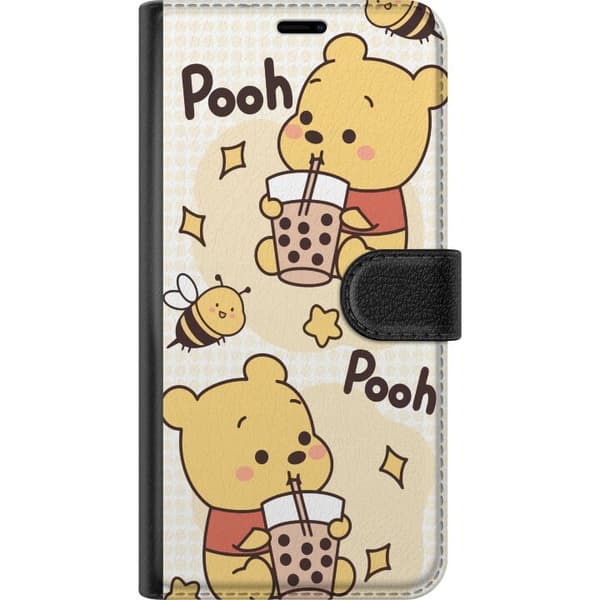 Apple iPhone X Tegnebogsetui Nalle Pooh-stil - klassisk bjørnemotiv i en ny fortolkning