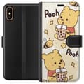 Miniatyrbillede 1 af 3: Apple iPhone X Tegnebogsetui Nalle Pooh-stil - klassisk bjørnemotiv i en ny fortolkning
